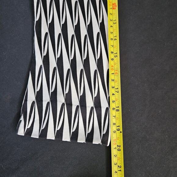 Diane VonFurstendberg Ruri Silk Dress Size 8 Geometric Stretch 3/4 Sleeve - Picture 8 of 9